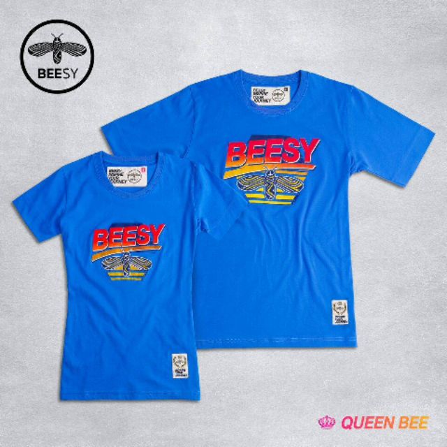 beesy-เสื้อยืด-รุ่น-queen-bee-สีฟ้า