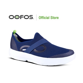 สินค้า OOFOS Recovery Footwear รุ่น OOMG Men\'s Low White & Navy (ขาว-กรม)