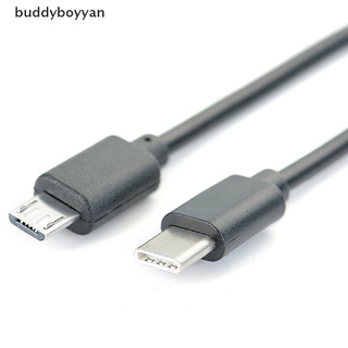 Bbth อะแดปเตอร์สายชาร์จ Type C ตัวผู้ เป็น Micro USB ตัวผู้ OTG USB-C