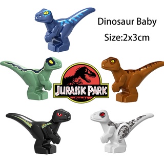【 Event Special Offer 】บล็อกตัวต่อไดโนเสาร์ Jurassic World ขนาดเล็ก 3x2 ซม. ของเล่นสําหรับเด็ก