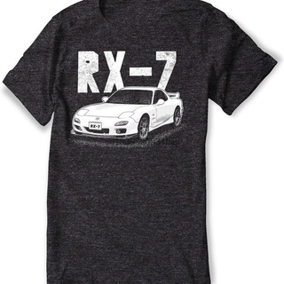 tshirtเสื้อยืดคอกลมฤดูร้อนเสื้อยืด พิมพ์ลายรถยนต์ญี่ปุ่น Mazda Rx7 Jdm Rx 7 Rx 7 XS S M L XL XXL 3XL 4XL 5XL 6XL สําหรับ
