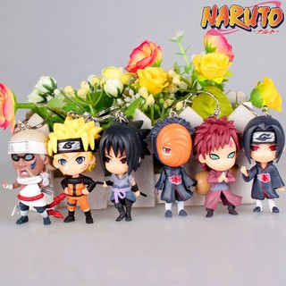 พวงกุญแจ จี้ตุ๊กตาอนิเมะ Naruto Sasuke Itachi 1 ชิ้น