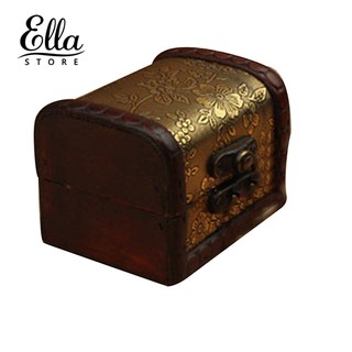 ella กล่องใส่แหวนเครื่องประดับลายดอกไม้สไตล์วินเทจ