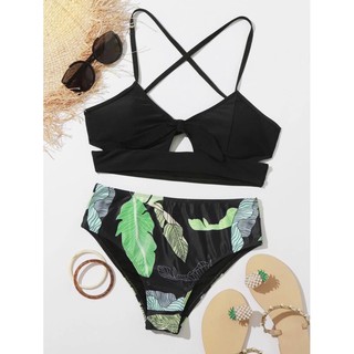 Size S New! Shein Bikini Set ผูกหลัง พร้อมส่ง