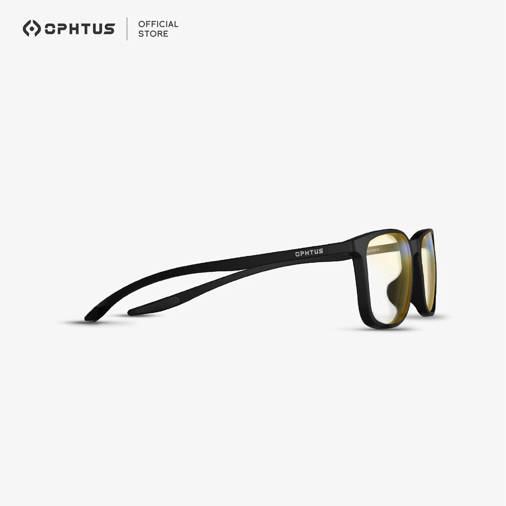 OPHTUS รุ่น Saber แว่นกรองแสงสำหรับเกมเมอร์ เลนส์ RetinaX Amber