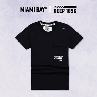 Miami Bay® เสื้อยืดชาย รุ่น KEEP สีดำ