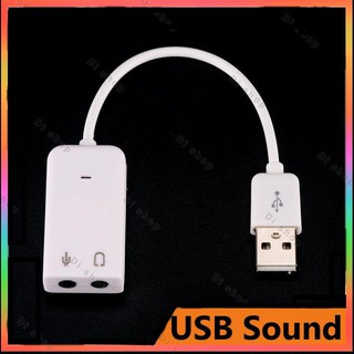 USB Sound 2.0 Audio 3D Virtual 7.1 Channel Card Adapter