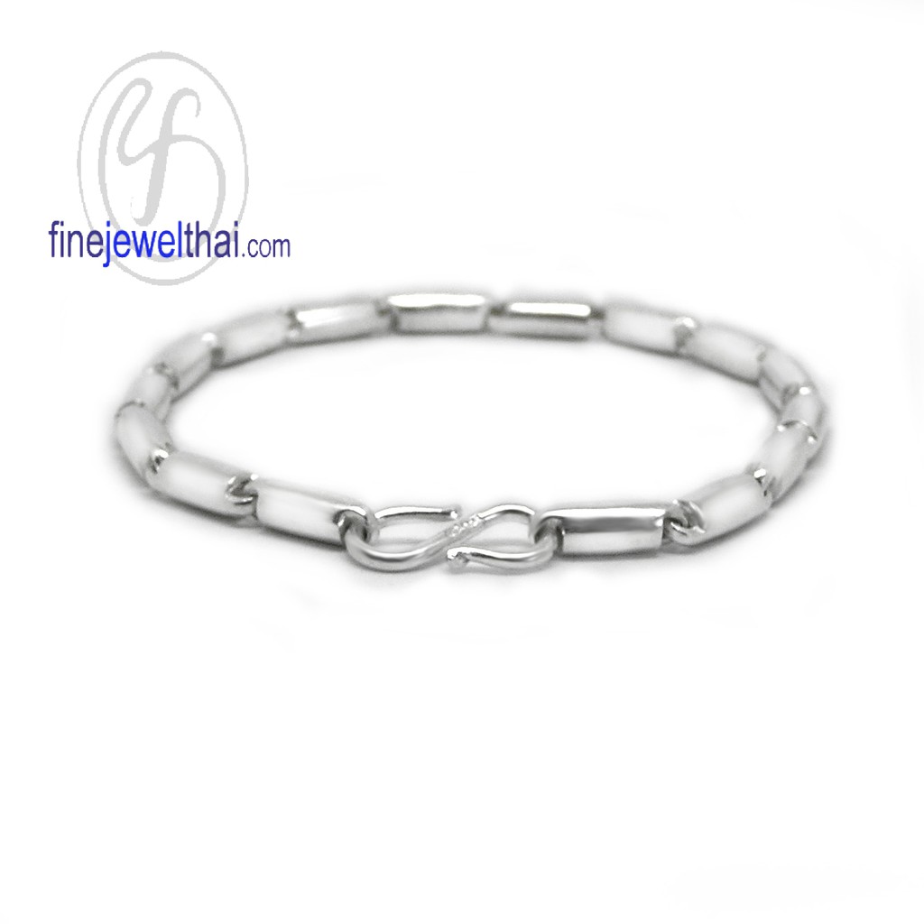 finejewelthai-สร้อยแขนเงิน-สร้อยแขนออกแบบ-สร้อยแขน-เงินแท้-bracelet-silver-design-t10230000