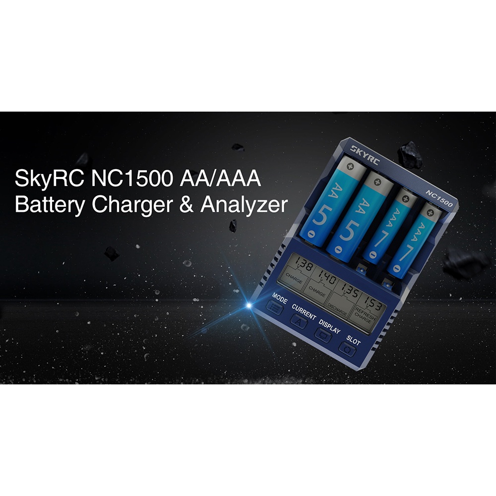 skyrc-nc1500-เครื่องชาร์จแบตเตอรี่-aa-aaa-และเครื่องวิเคราะห์-สําหรับแบตเตอรี่-aa-nimh-แบบชาร์จไฟได้-4-ก้อน-สําหรับแบตเตอรี่สองก้อน-และแบตเตอรี่-triple-a