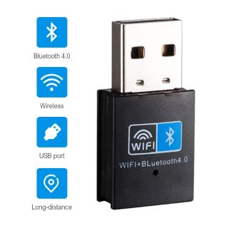 USB Wi-Fi บลูทูธ 4.0 150Mbps 2.4 GHz WIFI เสาอากาศคอมพิวเตอร์เครือข่าย Wi-Fi การ์ด 802.11b/N/G Terow