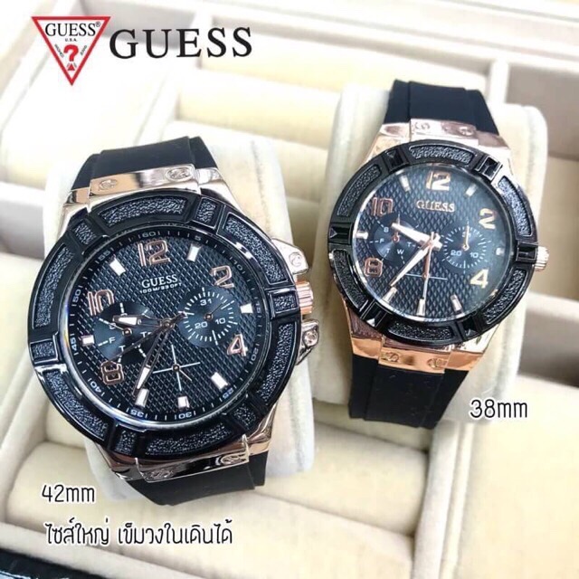 guessสุดฮิต-รุ่นขายดีมาก-มี4สี-เรือนเล็ก-amp-ใหญ่วงเล็กใช้งานได้