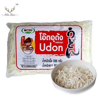 สินค้า MOKI โอ๊ตอุด้งผสมบุก 200กรัม (FK0171-1) เส้นบุก อูด้ง เจ คลีน คุมน้ำหนัก Clean Oat Udon with Konjac