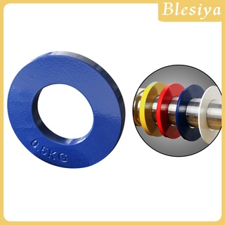 [BLESIYA] Colorful Steel Olympic Fractional Plates, Micro 0.25kg,0.5kg,0.75kg,1kg Fraction Weight Plate Low Weights Discs Incremental Weight Plate Gym Gear