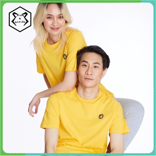 รุ่นล่าสุดสำหรับฤดูร้อนปี 2022  Unisex Basic T-Shirt เสื้อยืด สีเหลืองเข้ม-61