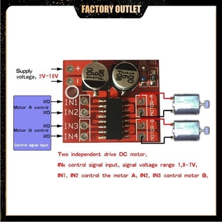 Pwm บอร์ดโมดูลควบคุมมอเตอร์ไดร์ฟ 1.5A L298N