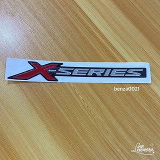 โลโก้ X-SERIES งานเรซิ่น ขนาด 3x21.5 cm  ติดท้าย ISUZU ราคาต่อชิ้น