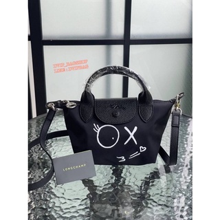 Longchamp x André XS Le Pliage Top Handle Bag แท้💯%