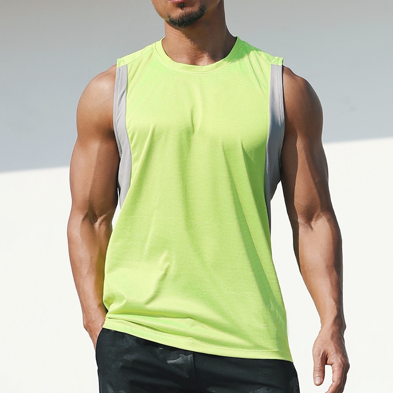 เสื้อกล้ามผู้ชาย-quick-drying-breathable-singlet-men-loose-sleeveless-basketball-tank-top-size-m-3xl