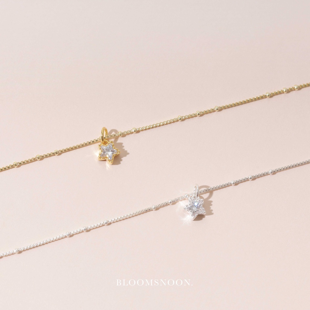 bloomsnoon-diamond-star-charm-จี้เพชรรูปดาว-silver925