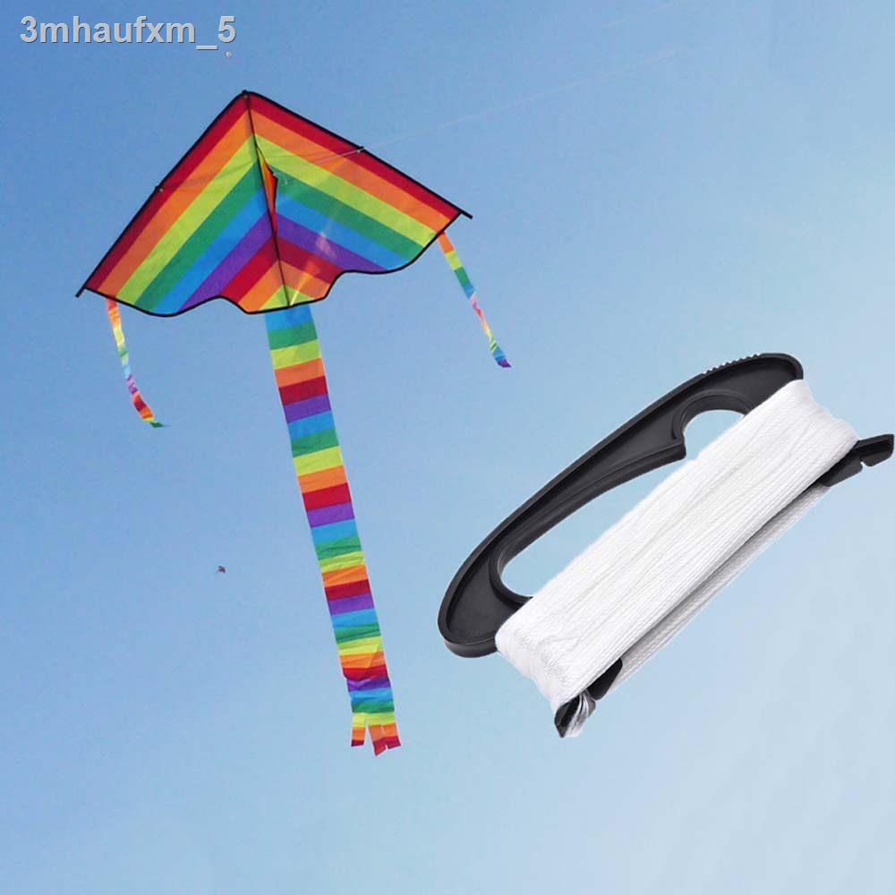 spring-outdoor-sports-black-color-kite-accessories-handle-board-gift-for-children-kite-thread-winder-flying-kite-line-st