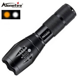 Alonefire E17 ไฟฉาย Led 3800 Lumens 18650 กันน้ํา สีขาว สีเหลืองส้ม สําหรับตั้งแคมป์