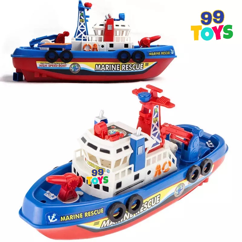 เรือของเล่น-เรือใส่ถ่านพ่นน้ำได้-แล่นได้ในน้ำ-เรือเฟอรี่ของเล่น