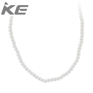 Jewelry Irregular Wave Freshwater Pearl Necklace Freely Bendable Clavicle Chain for girls for