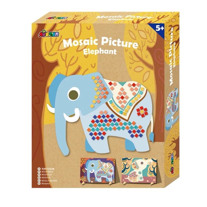 avenir-mosaic-picture-elephant-ชุดงานฝีมือภาพโมเสคช้าง