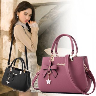 Yy&amp;กระเป๋า 2021 ใหม่แฟชั่นกระเป๋าใหญ่ผู้หญิงเกาหลี Sweet Lady Fashion Handbags กระเป๋าถือสะพายข้าง Crossbody &lt;