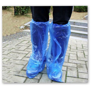 ภาพหน้าปกสินค้าพร้อมส่ง ถุงสวมรองเท้า กันน้ำ กันฝน แบบยาว คลุมถึงเข่า ที่เกี่ยวข้อง