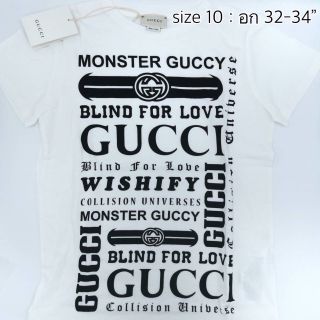 New​ Gucci​ T-shirt​  
อก​ 32-34"