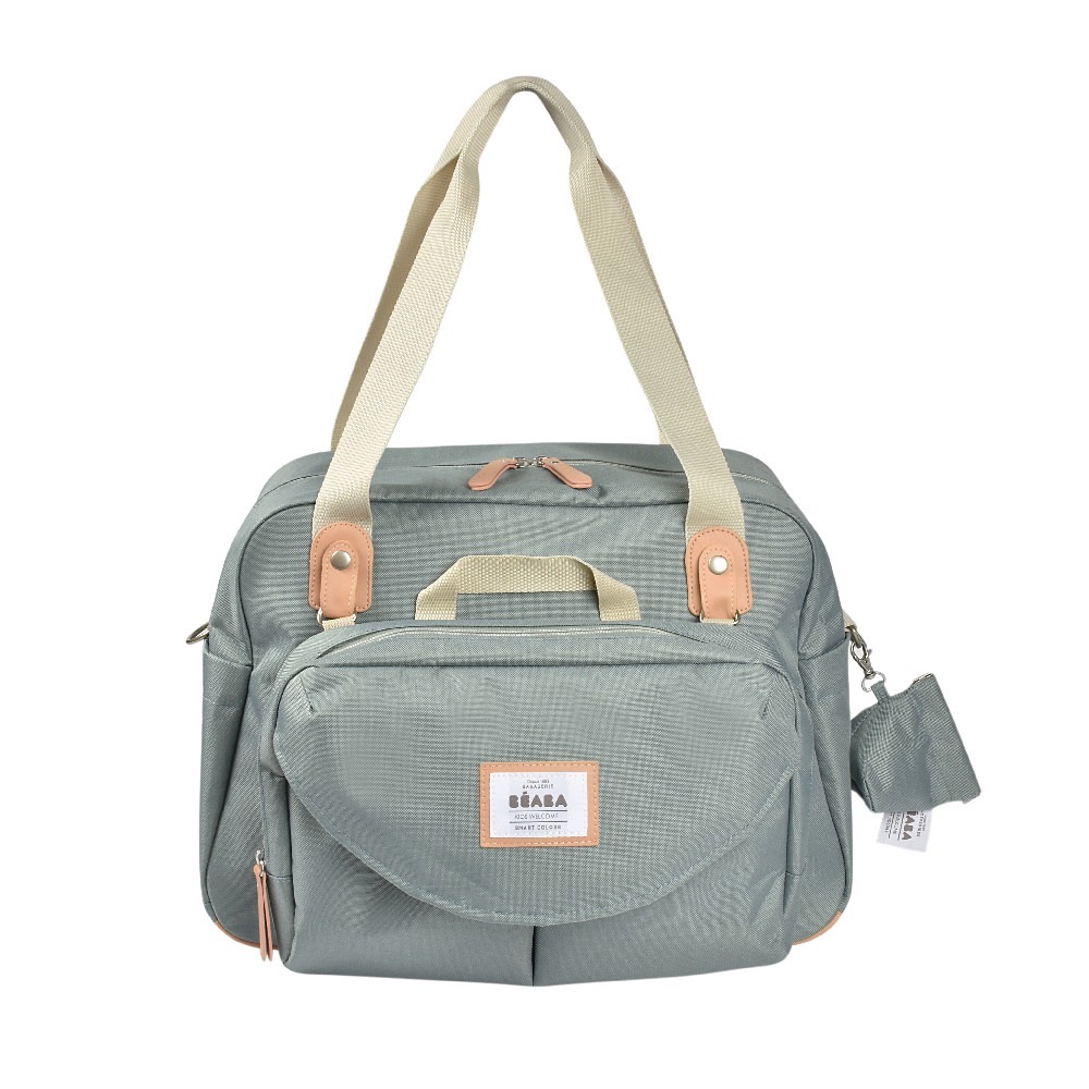 beaba-กระเป๋าเปลี่ยนผ้าอ้อม-geneva-ii-changing-bag-smart-colors-frosty-green