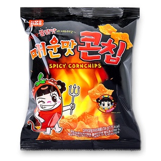 [a.a] ข้าวโพดอบกรอบ Cosmos spicy cornchips สินค้านำเข้าจากเกาหลี Hello Jadoo เผ็ดสะใจ ขนมยามว่าง