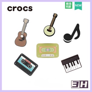 CROCS (Wow) เทปกีตาร์ จี้รองเท้า jibbitz Microcs jibbitz jibbits ของแท้ jibbitz คุณภาพสูง