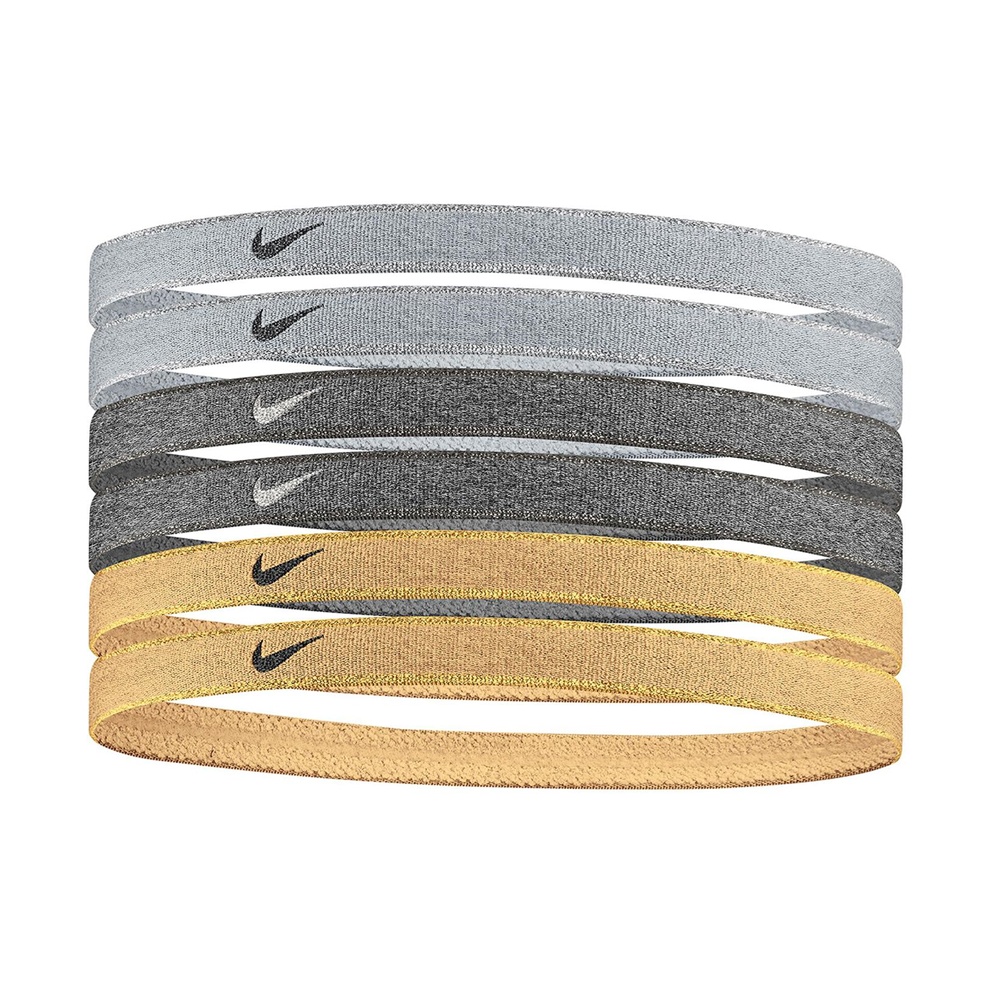 nike-แถบคาดศีรษะ-swoosh-sport-headbands-6-pack-wolf-grey-black-club-gold-metallic-gold-n-100-2008-097