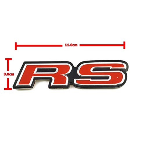 ภาพหน้าปกสินค้าโลโก้อาร์เอส ฮอนด้า แต่งด้านหลัง - หน้า RS honda logo emblem for fit jazz civic city accord