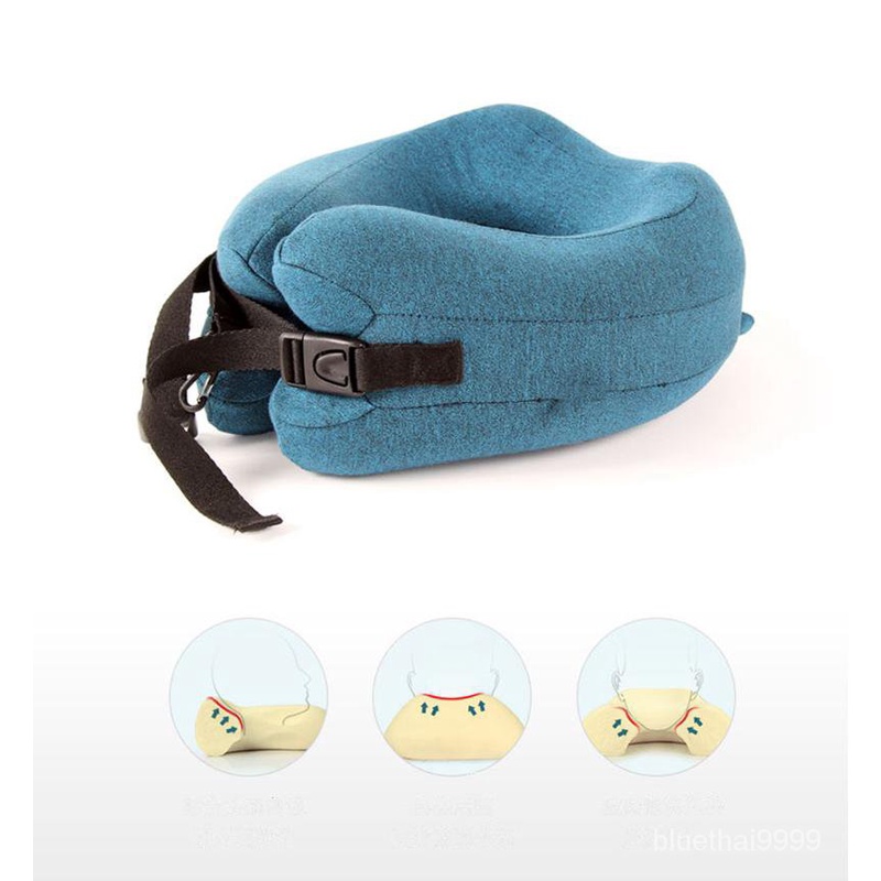 บลูไดมอนด์-memory-foam-travel-neck-pillow-head-chin-support-cushion-for-sleeping-on-airplane-car-office-pillows-travel