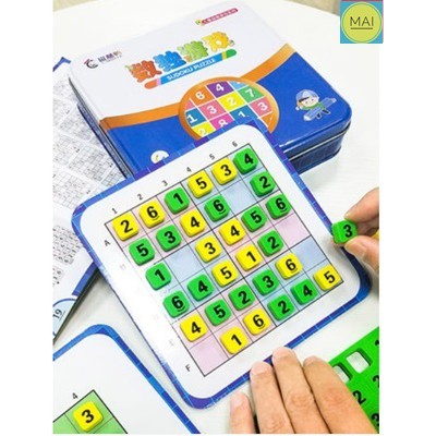 sudoku-puzzle-ซูโดกุ-เกมปริศนาตัวเลข-เกมคณิตศาตร์-สื่อปฐมวัย-สื่อการเรียน-สื่อการสอน