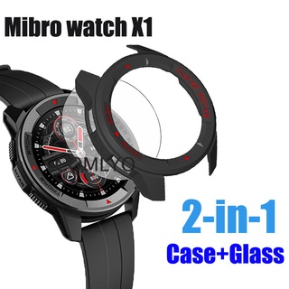 Xiaomi Mibro watch X1 เคสป้องกัน ฝาครอบ กันชน กระจกนิรภัยแข็ง ฟิล์มกันรอยหน้าจอ