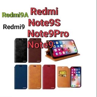 พร้อม​ส่งใน🇹🇭🔥เคสฝา​พับ​XUN For Redmi Note 9S | Note9s | Note 9 Pro | Redmi Note9 / Redmi 9 / Redmi 9A / Redmi 9C