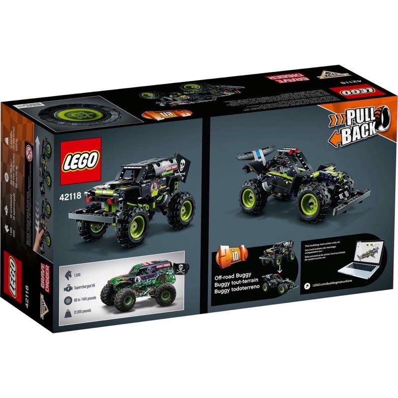 lego-technic-monster-jam-grave-digger-42118-เลโก้ใหม่-ของแท้-กล่องสวย-พร้อมส่ง