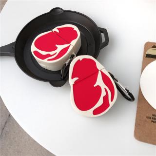 Creative Filet Steak AirPods 1 2 Case Silicone Anti-drop AirPods Protective Cover