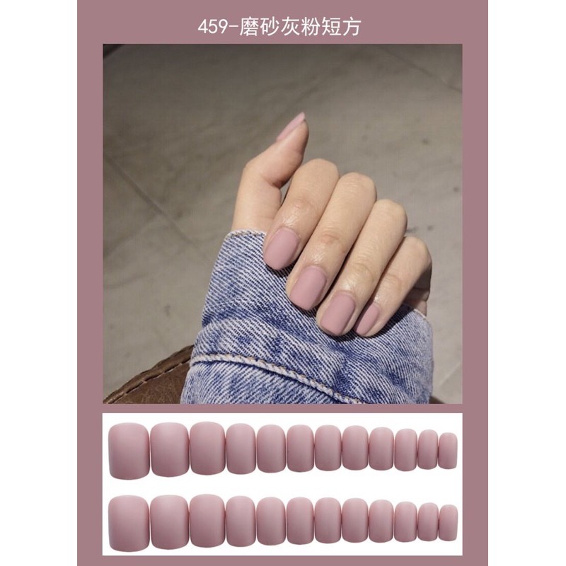 เล็บปลอม-24-เล็บ-กาว-ตะใบ