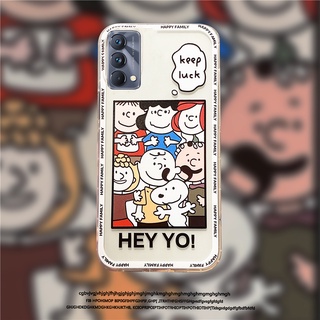 For Realme GT Master Edition C25Y C21Y C21 Realme 8 5G 4G เคส Phone Case Cartoon Snoopy Family Transparent Ultra-thin Silicone Soft Back Cover Realme GT Master Edition เคสโทรศัพท