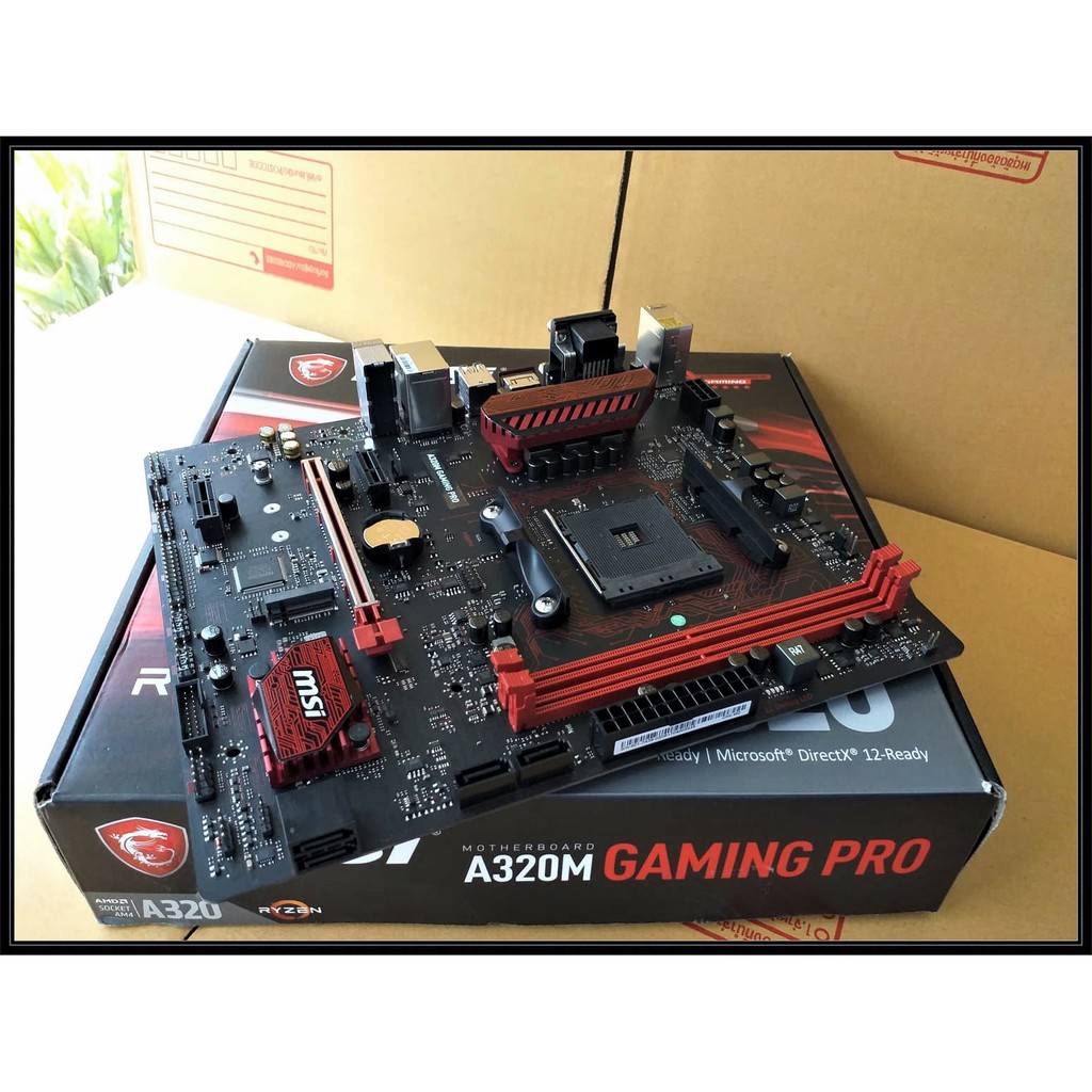 MAINBOARD AM4 MSI A320M GAMING PRO Shopee Thailand