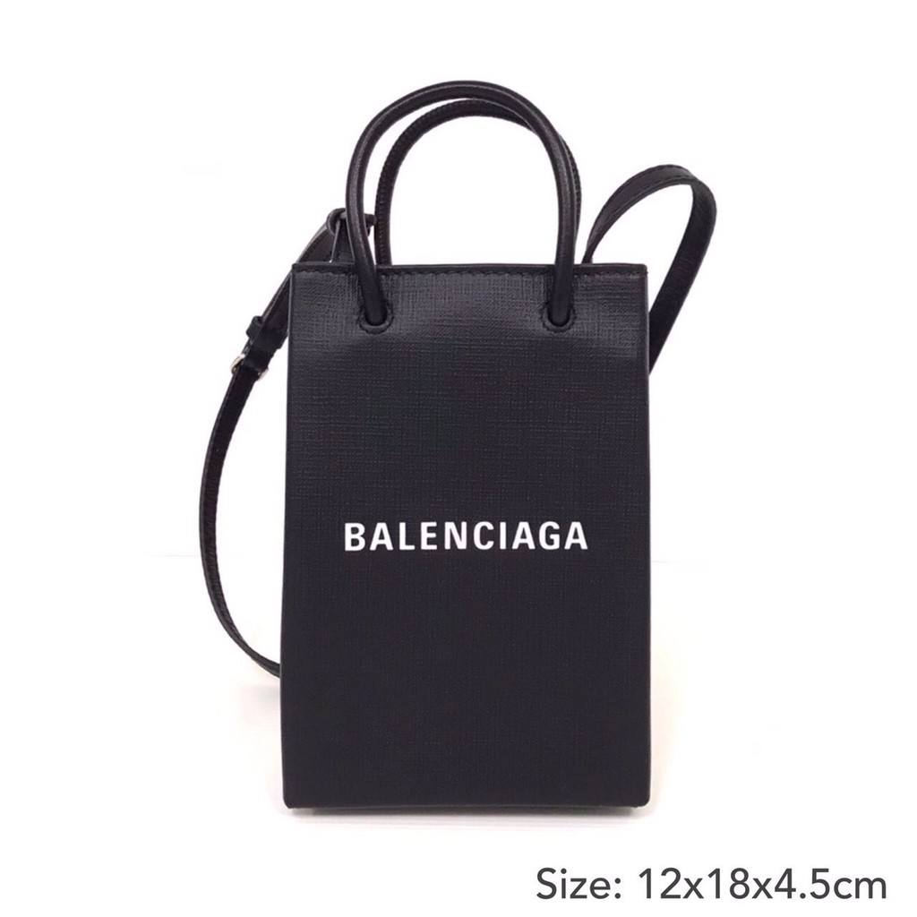 balenciaga-shopping-phone-bag-ของแท้-100-ส่งฟรี