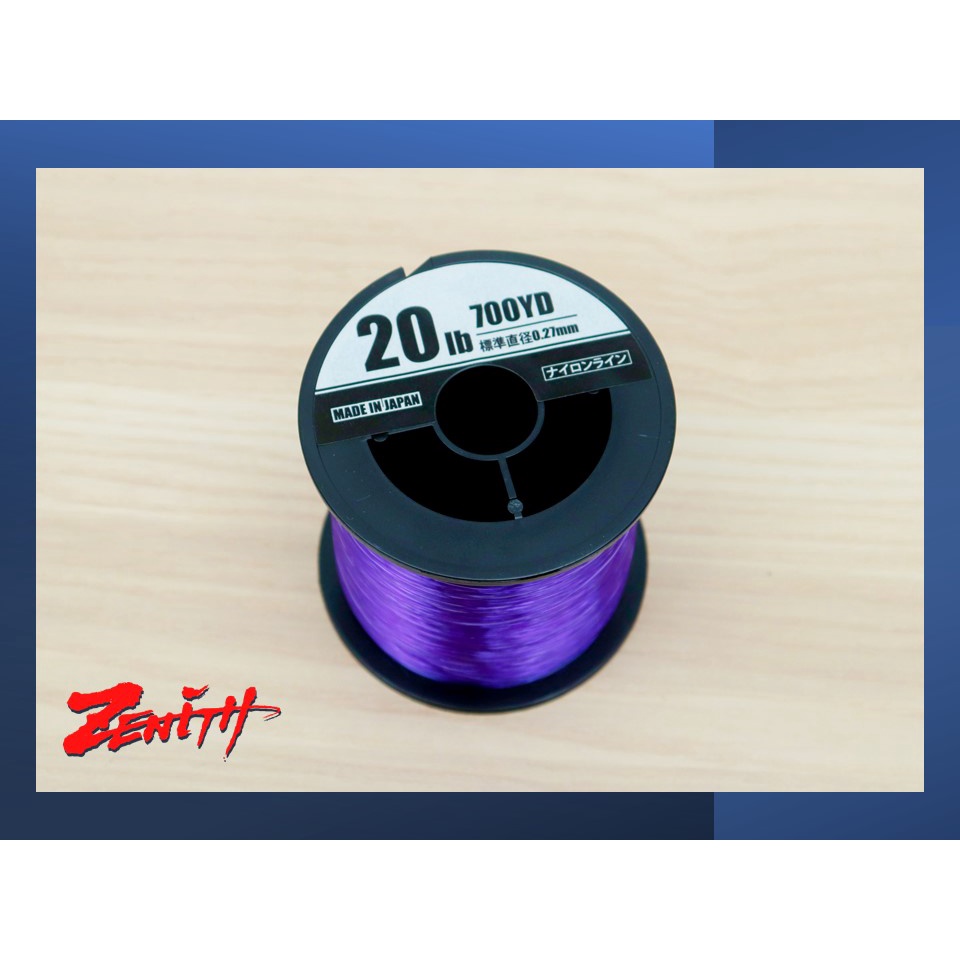 ZENITH RIPPLE ACE Fishing ROPE สายตกปลาไนลอน สีม่วงแข็งแรง สายตกปลา ...