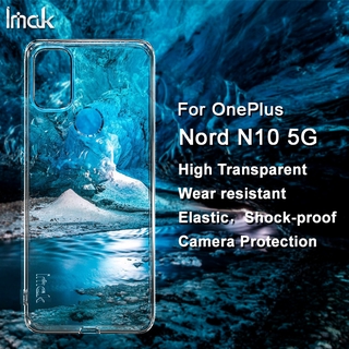 Original Imak Casing OnePlus Nord N10 5G Transparent Soft TPU Back Case Clear Silicone Shockproof Cover