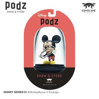 MICKEY MOUSE Podz by Comicave Studios [ Disney Series 01 ] ฟิกเกอร์ โมเดล ตุ๊กตา ประดับ แต่งบ้าน ดิสนีย์ Food Grade