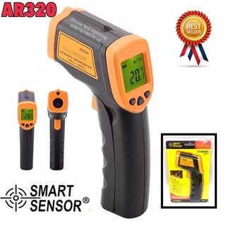 SMART SENSOR AR320ดิจิตอล Non Contact เครื่องวัดอุณหภูมิอินฟราเรด Ir เลเซอร์อุณหภูมิปืน-26F ~ 716F(-32C ~ 380C)pyrometer